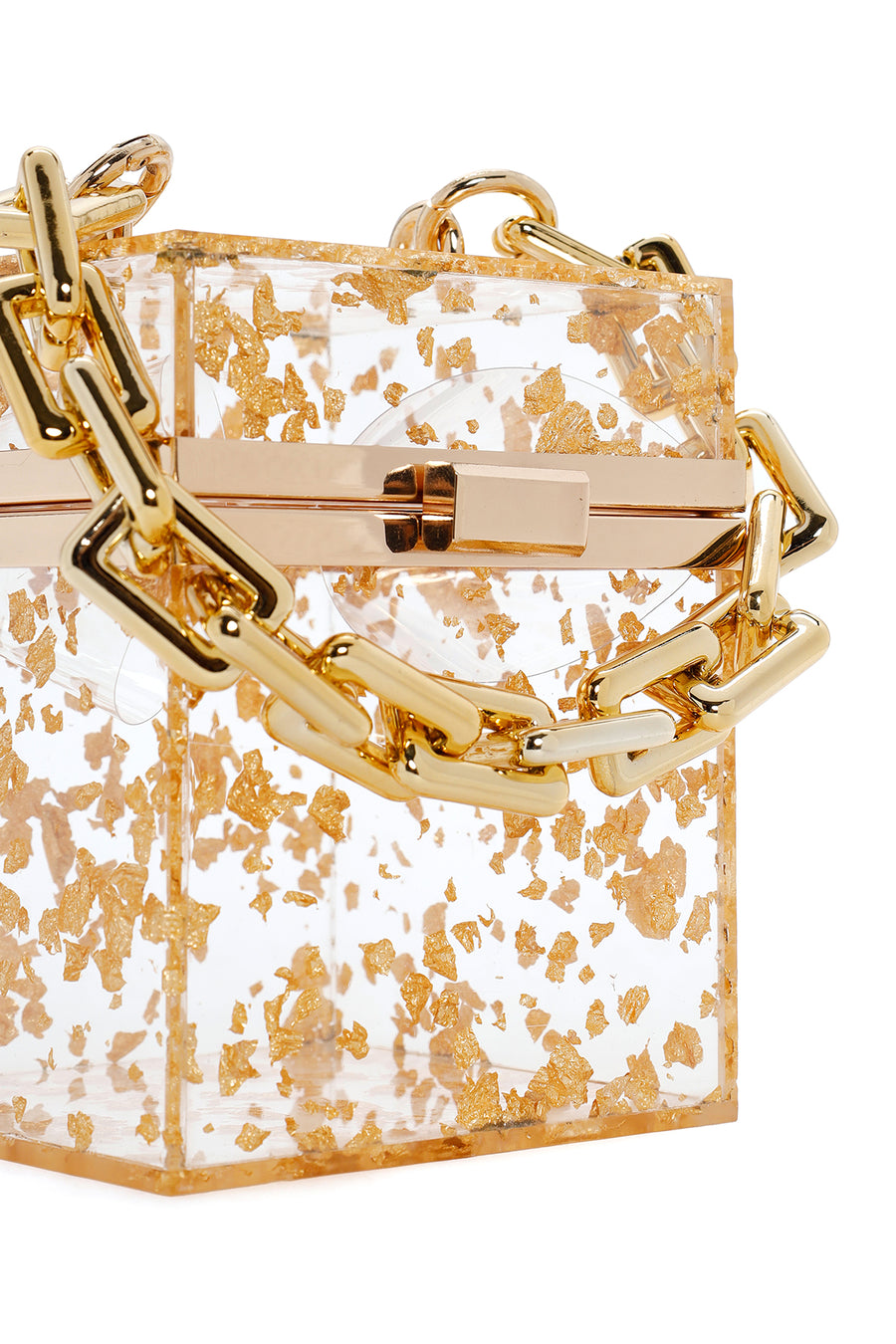 Women's Gold Handbag