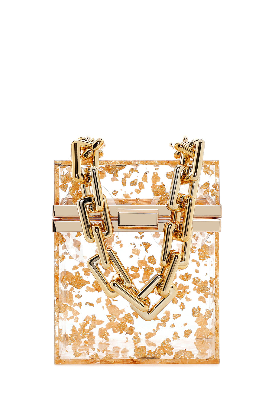 Women's Gold Handbag