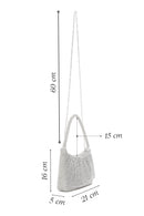 Women's Silver Stone Handbag | Derimod