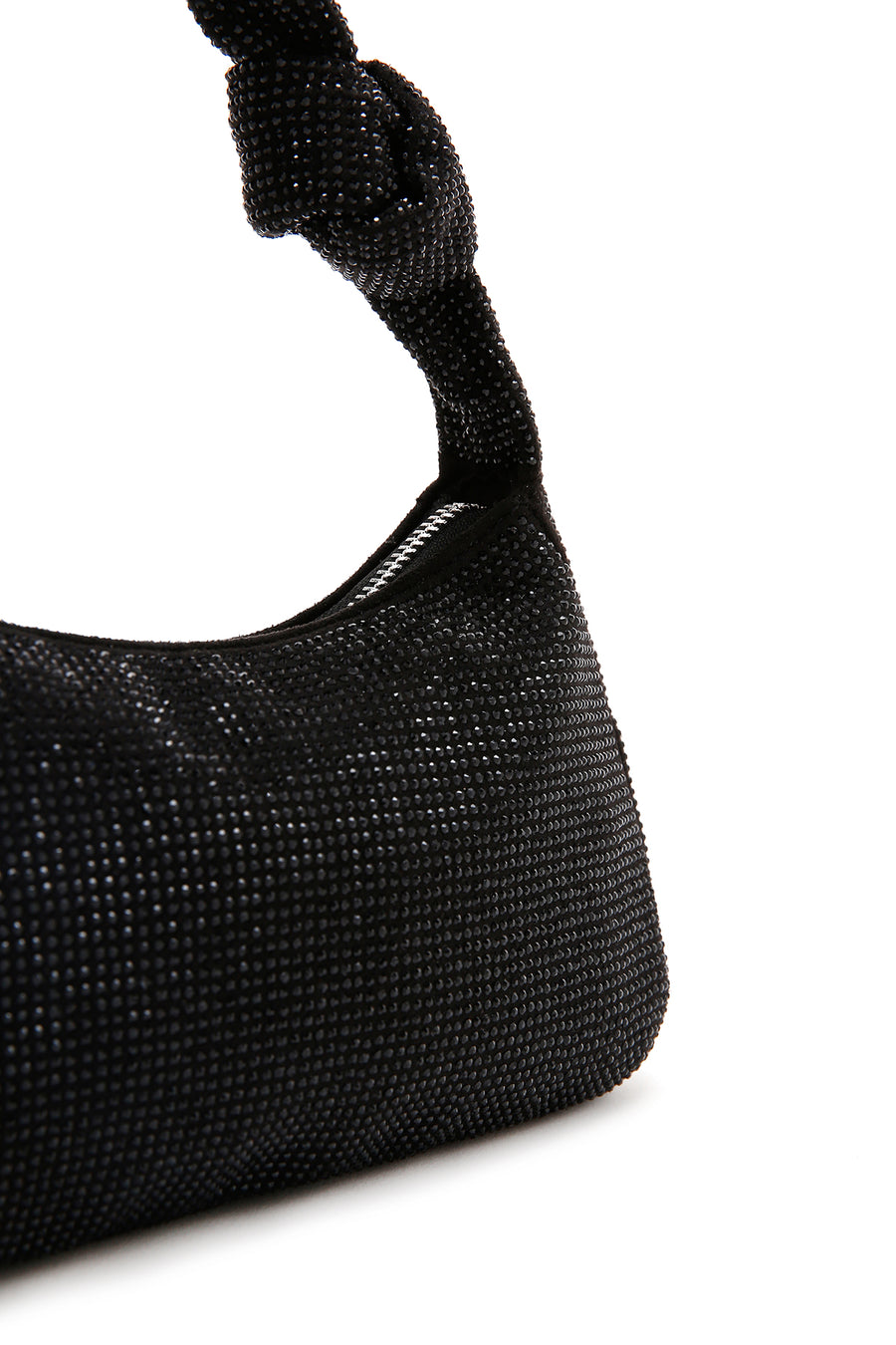 Women's Black Stone Handbag