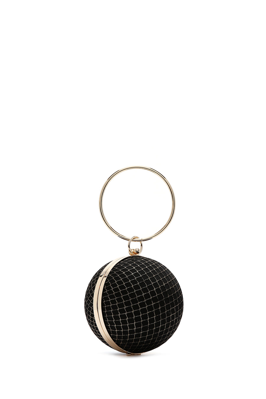 Women's Black Stone Handbag