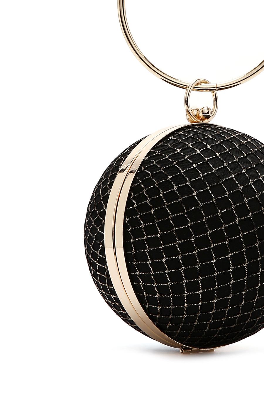 Women's Black Stone Handbag