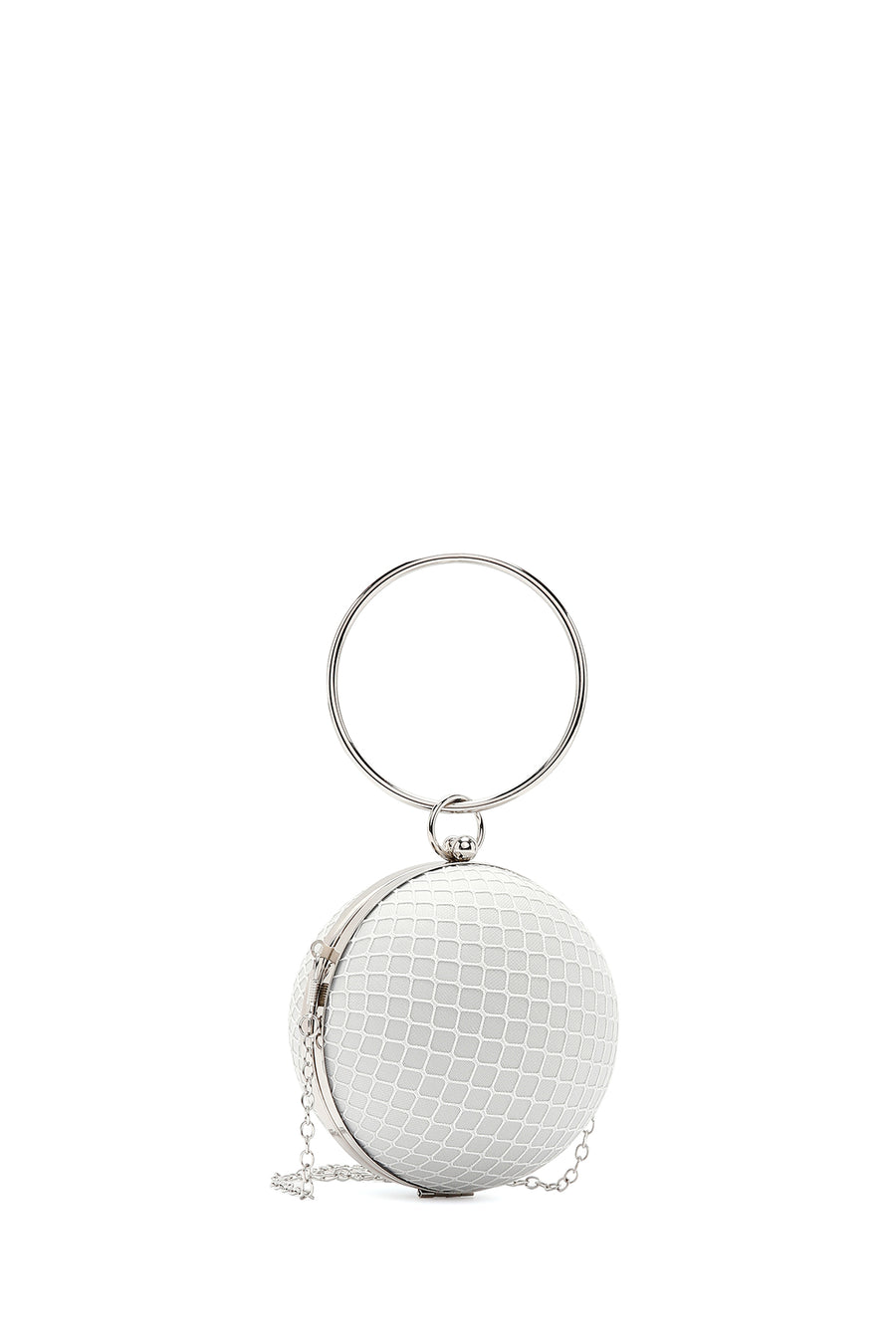 Women's Silver Stone Handbag