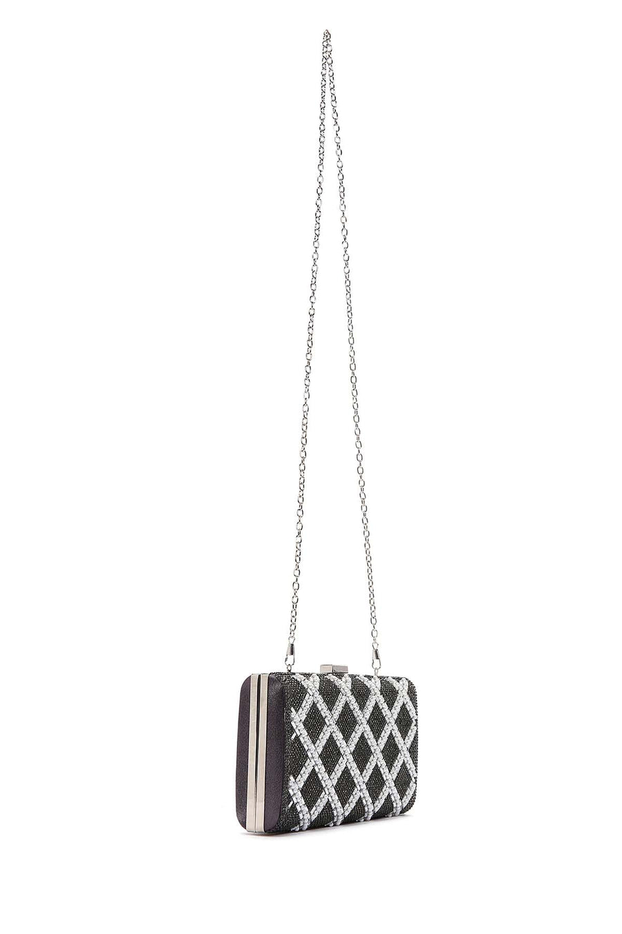 Women's Black Stone Portfolio Bag