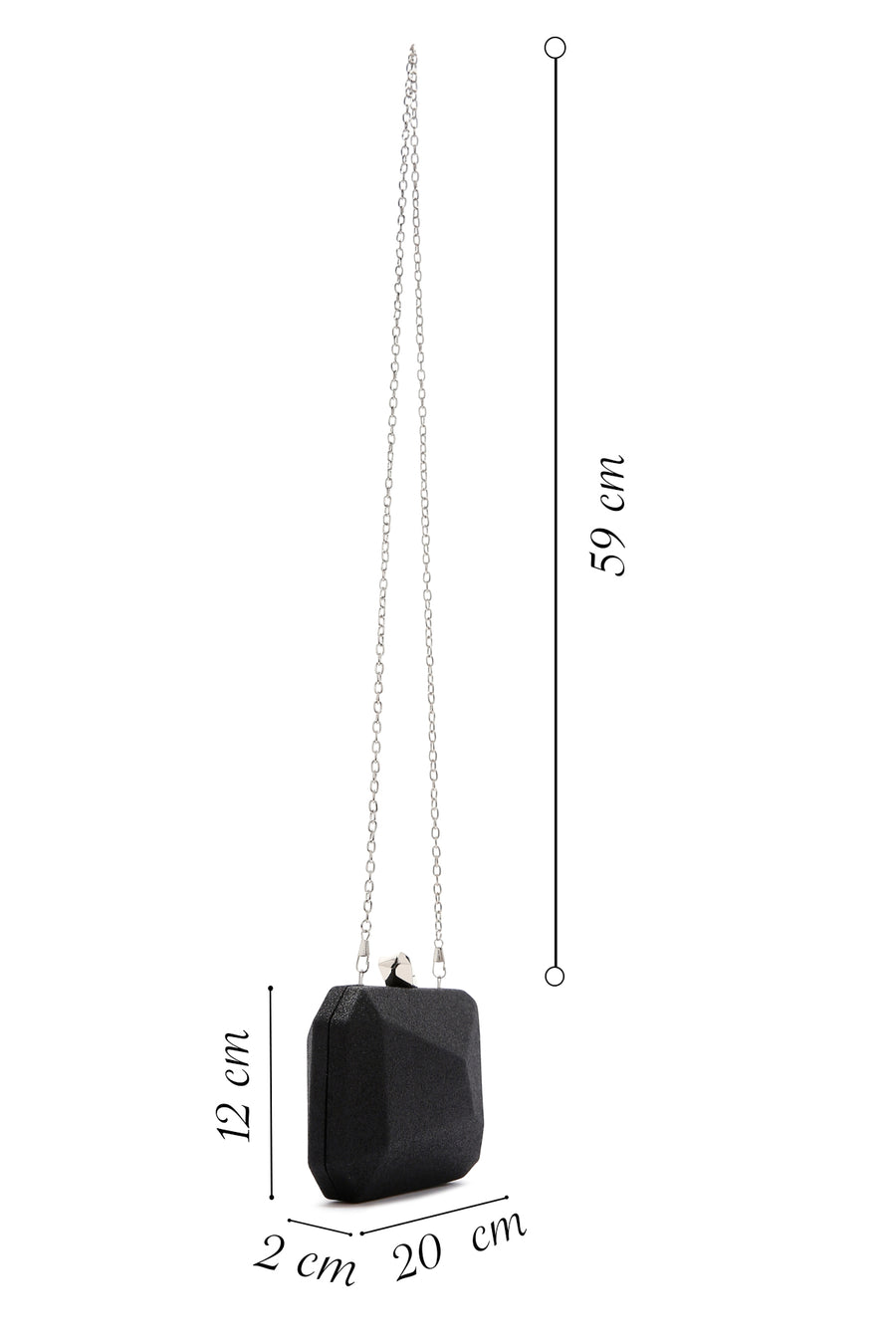 Women's Black Clutch Bag