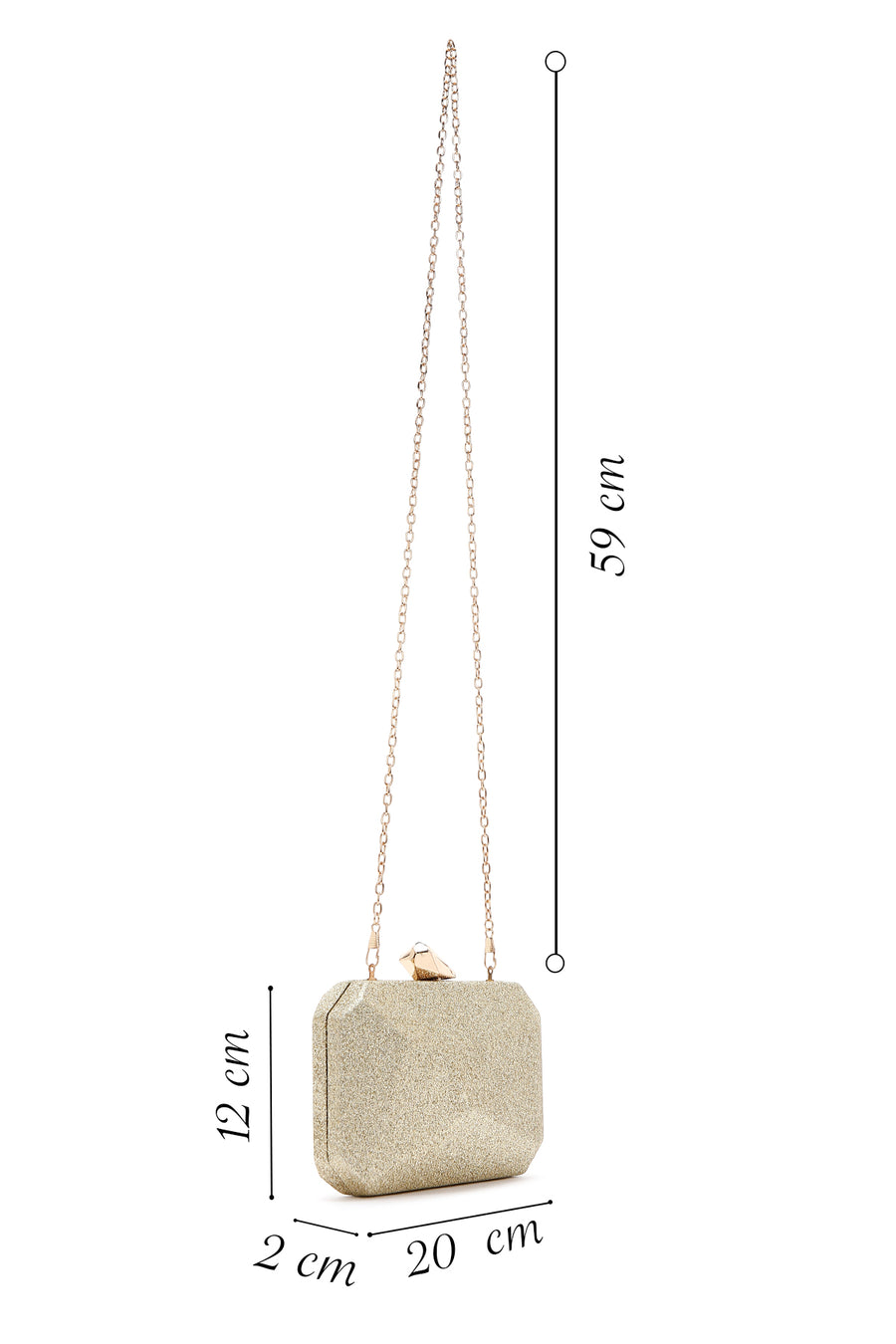 Women's Gold Portfolio Bag