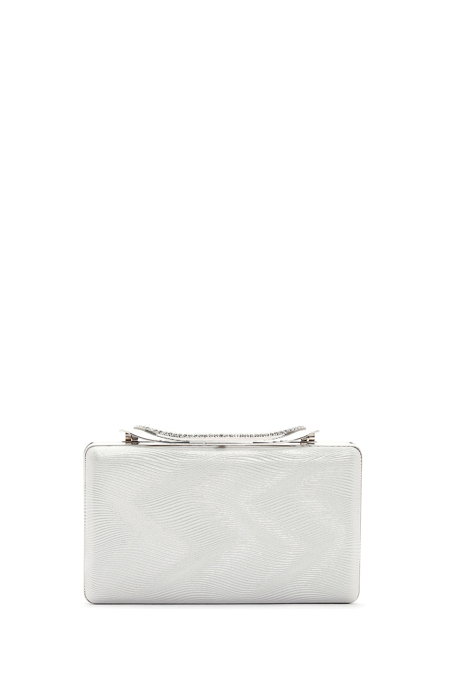 Women's Silver Portfolio Bag