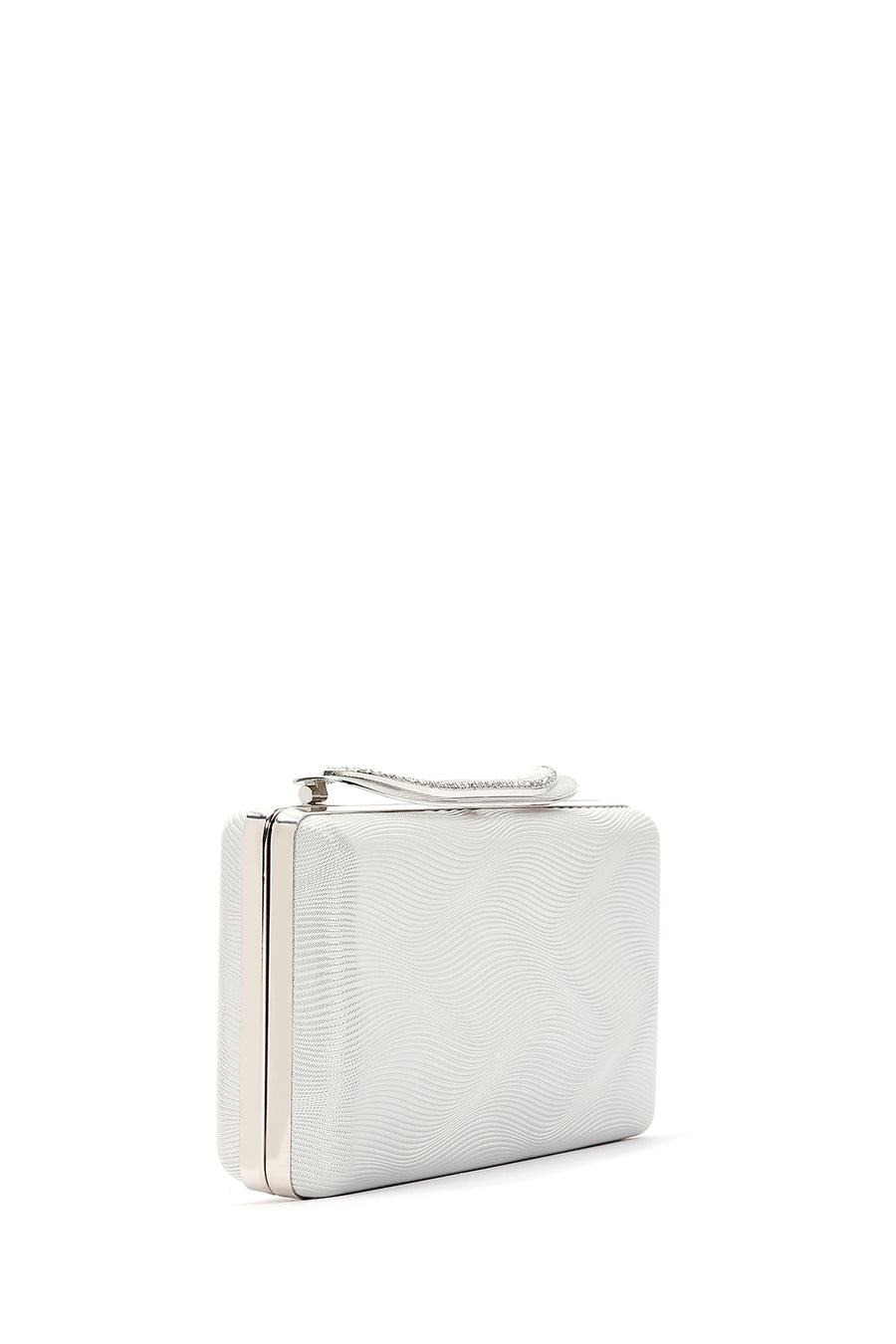 Women's Silver Portfolio Bag
