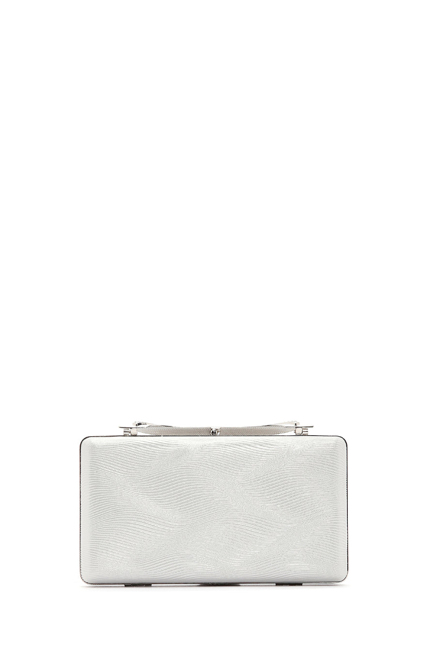 Women's Silver Portfolio Bag
