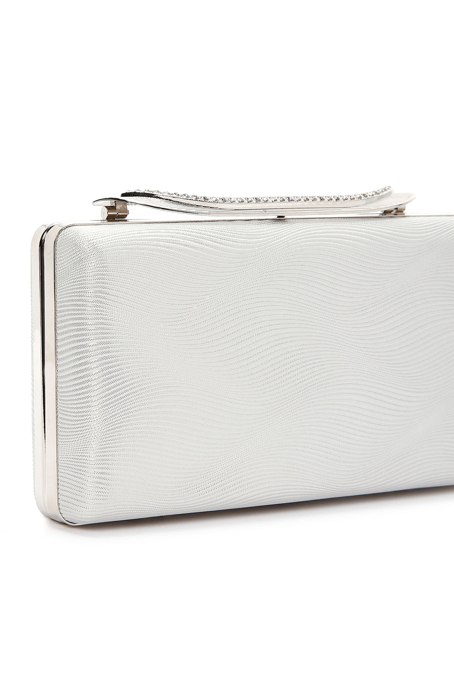 Women's Silver Portfolio Bag