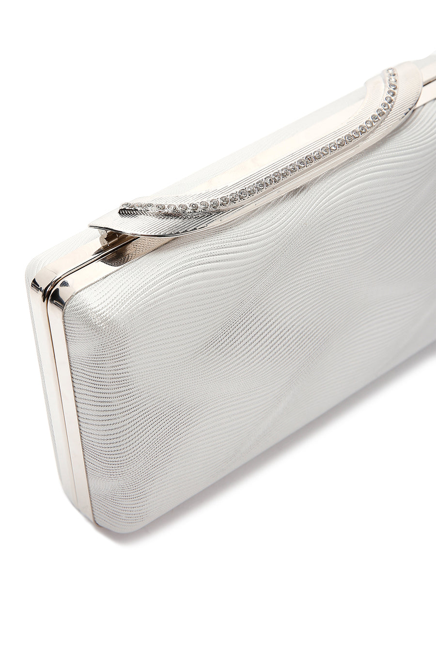 Women's Silver Portfolio Bag
