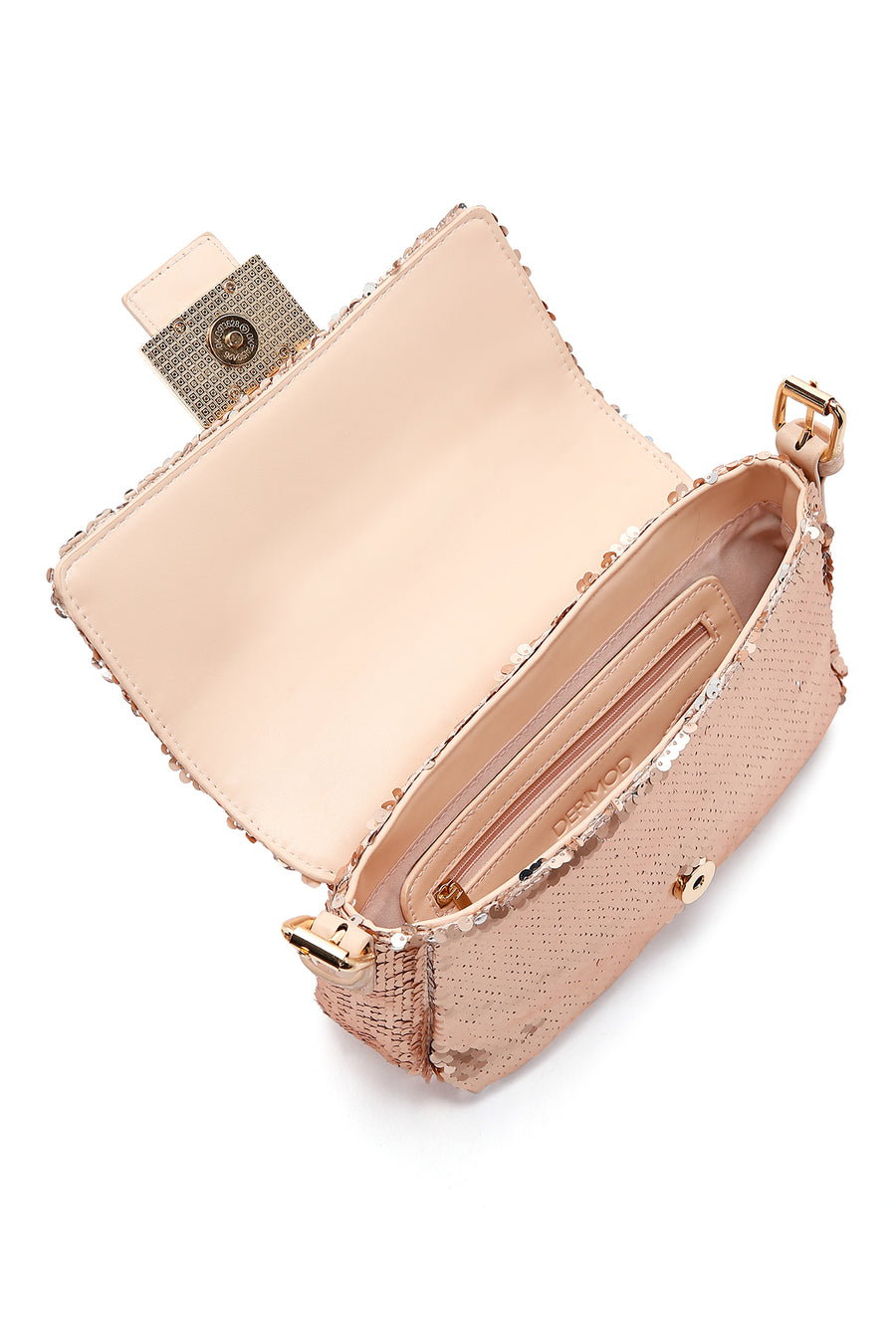 Women's Pink Sequin Shoulder Bag