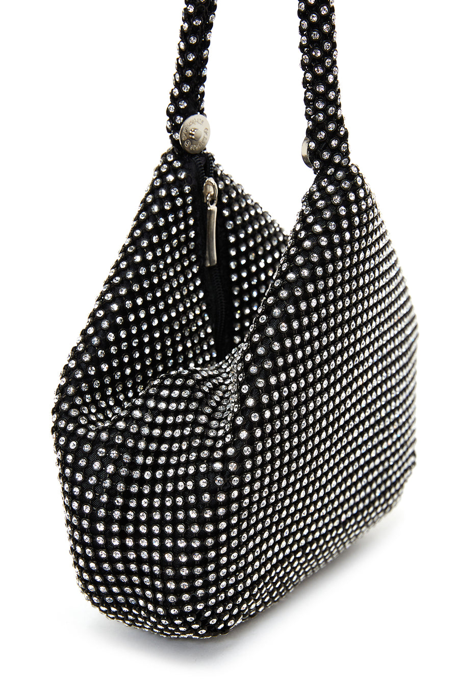 Women's Black Stone Handbag