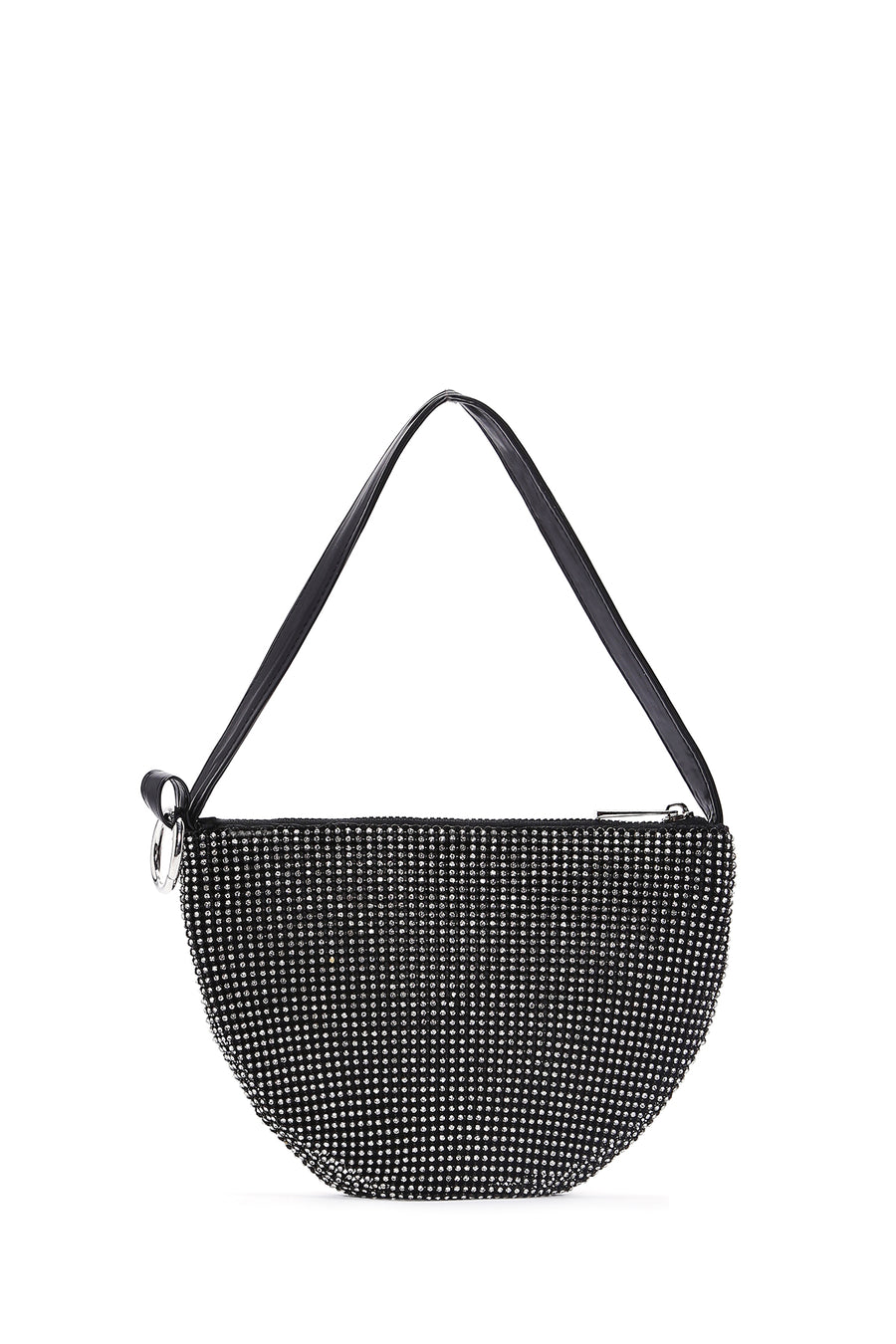 Women's Black Stone Handbag