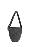 Women's Black Stone Handbag | Derimod