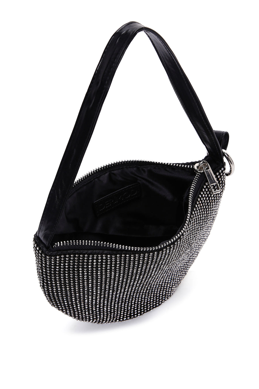 Women's Black Stone Handbag