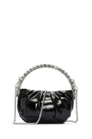 Women's Black Stone Handbag | Derimod