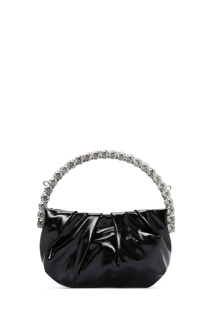 Women's Black Stone Handbag