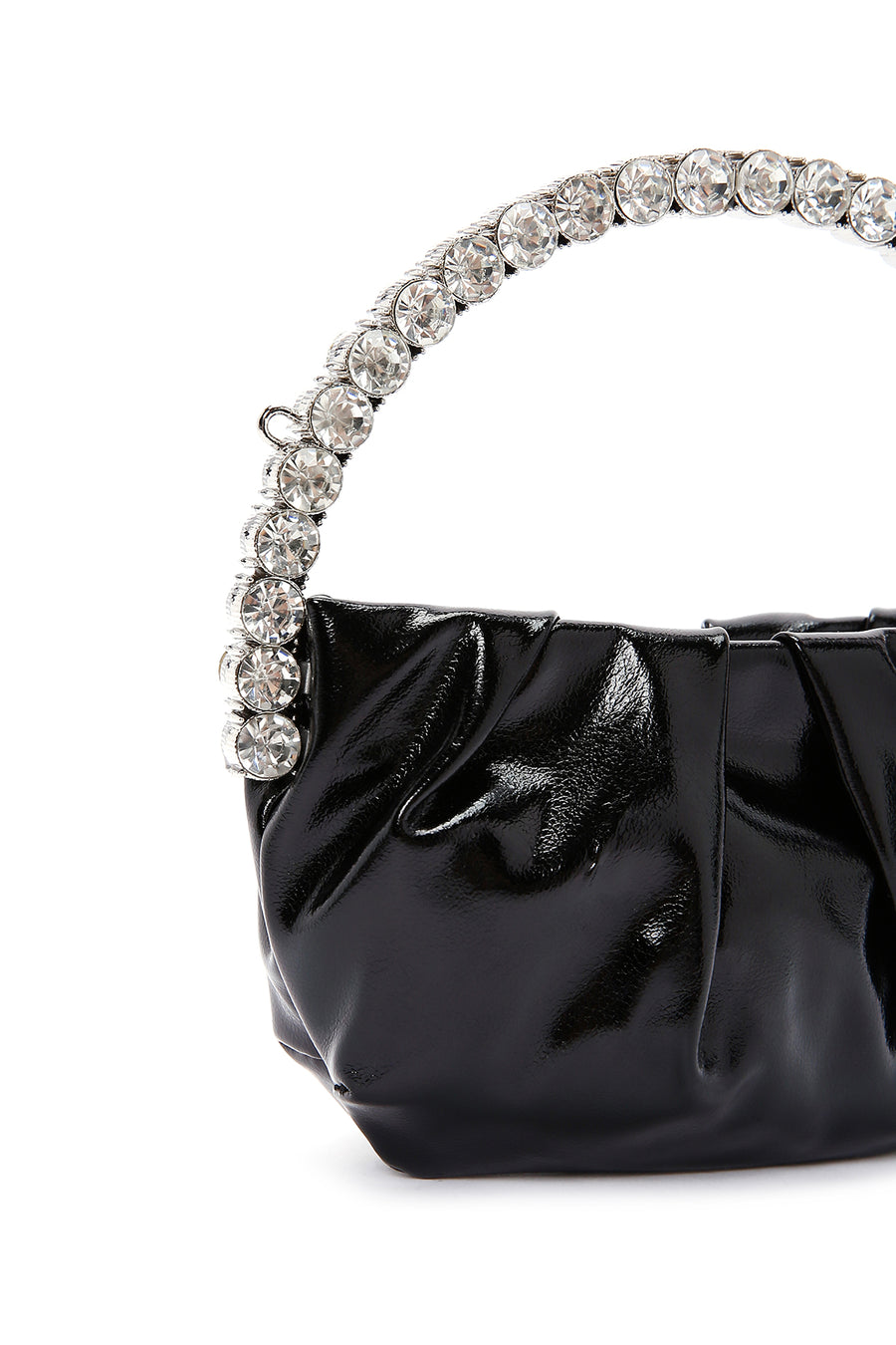 Women's Black Stone Handbag