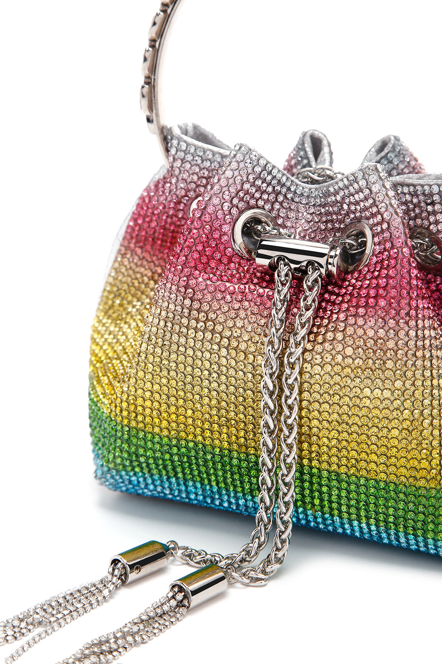 Women's Multicolored Stone Handbag