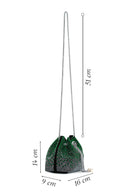 Women's Green Stone Handbag | Derimod