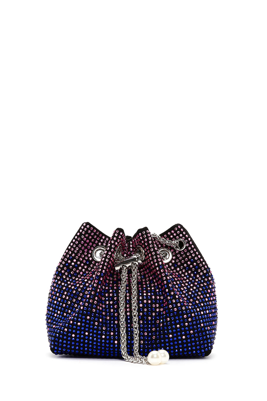 Women's Blue Stone Handbag