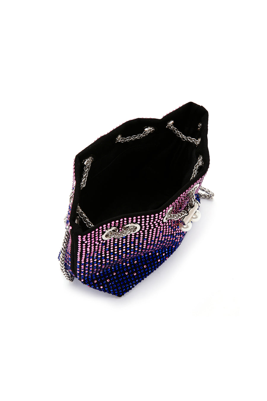 Women's Blue Stone Handbag