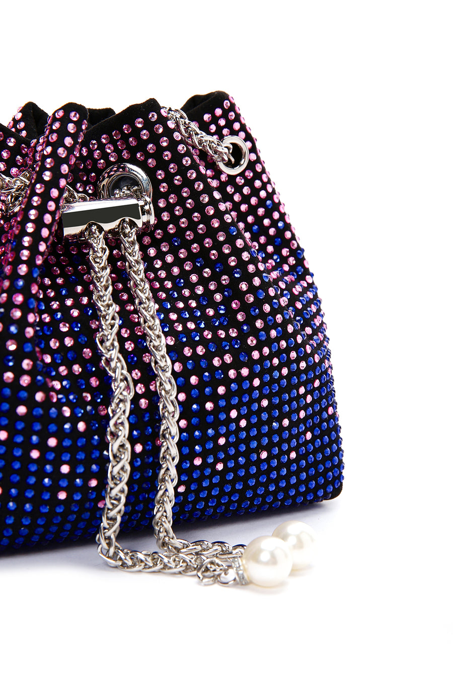 Women's Blue Stone Handbag
