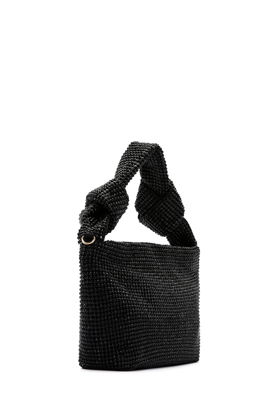 Women's Black Stone Handbag