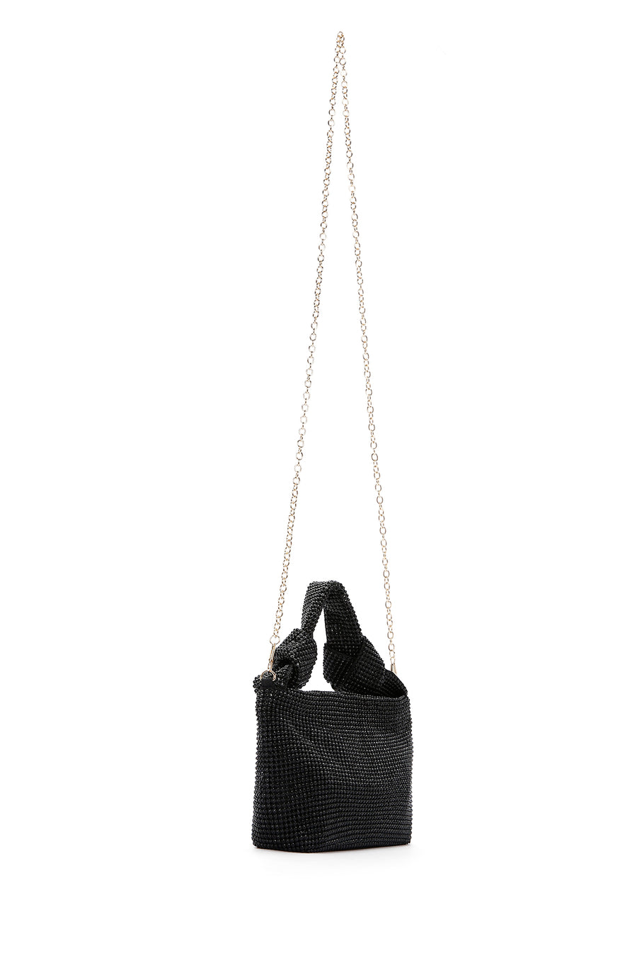 Women's Black Stone Handbag