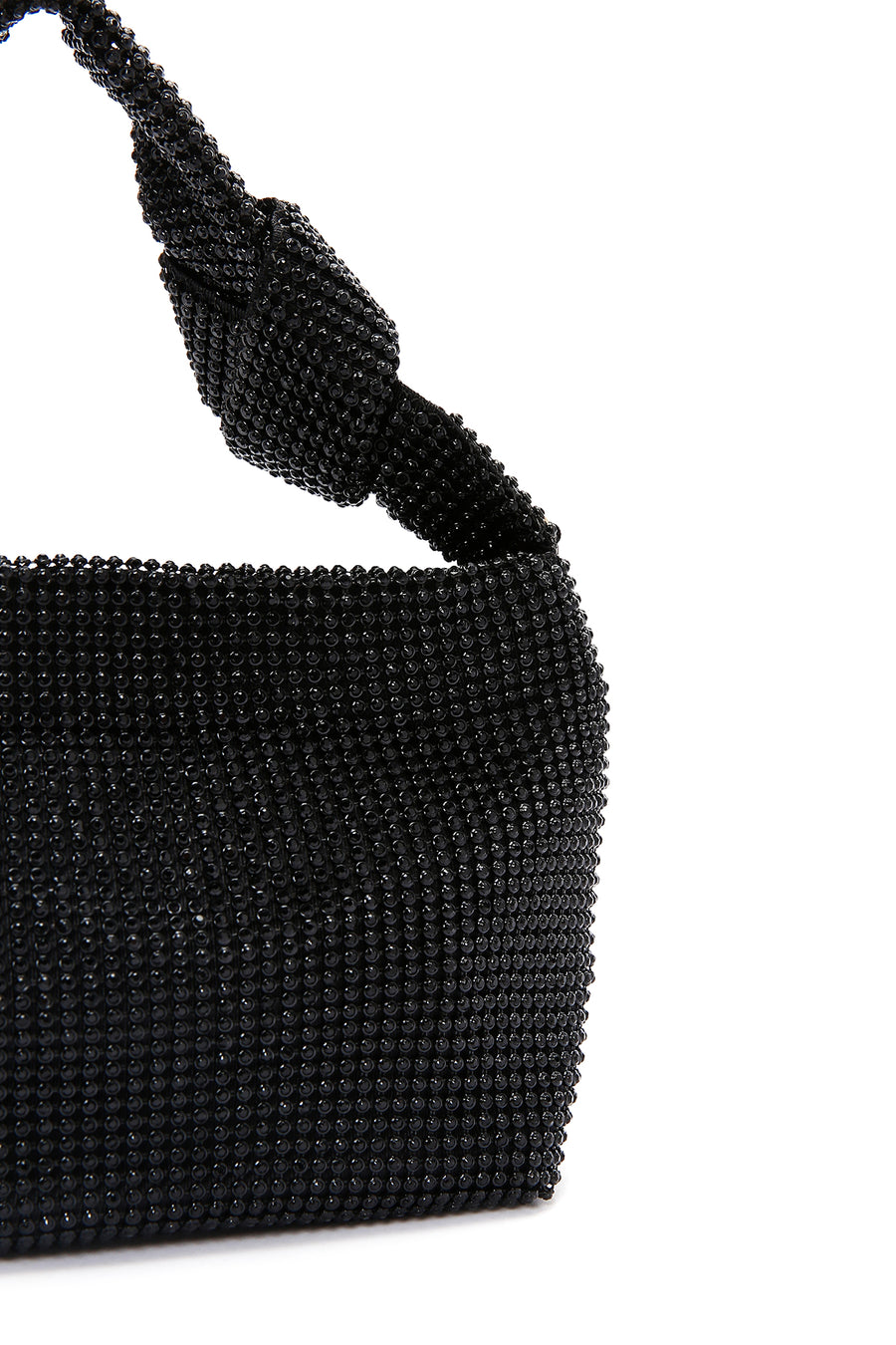 Women's Black Stone Handbag