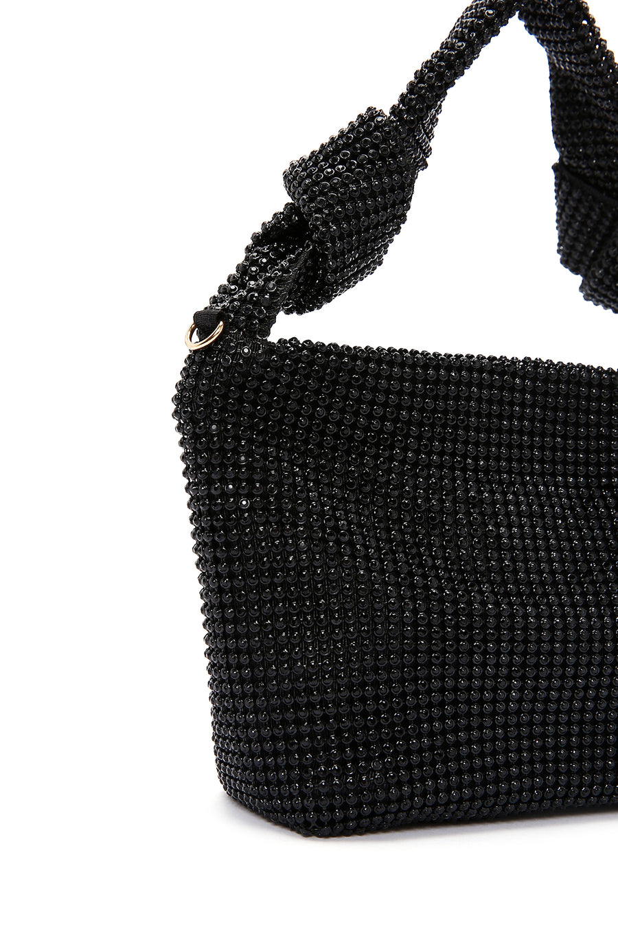 Women's Black Stone Handbag