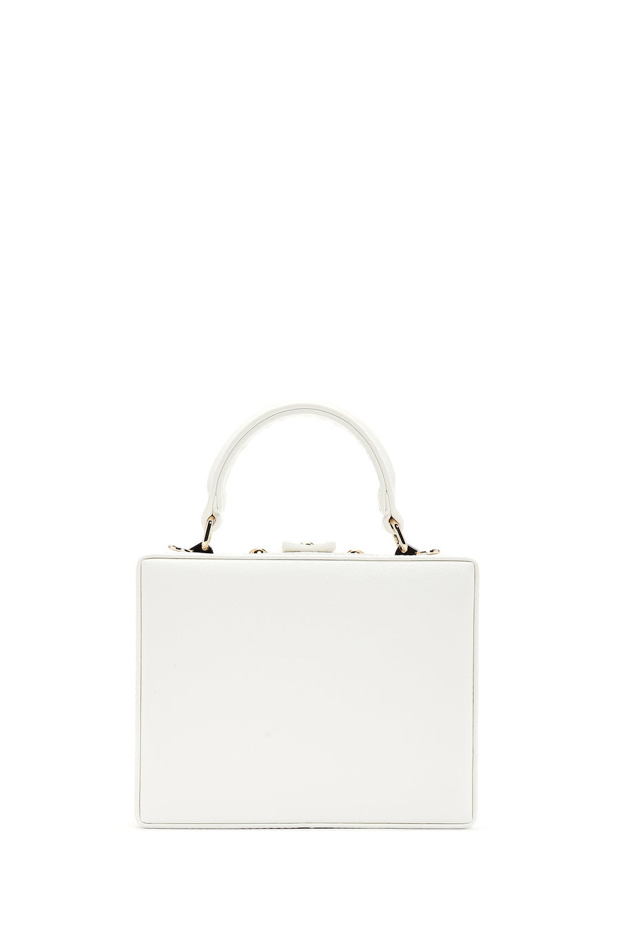 Women's White Stone Handbag