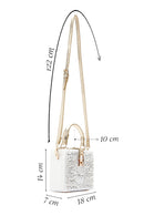 Women's White Stone Handbag | Derimod