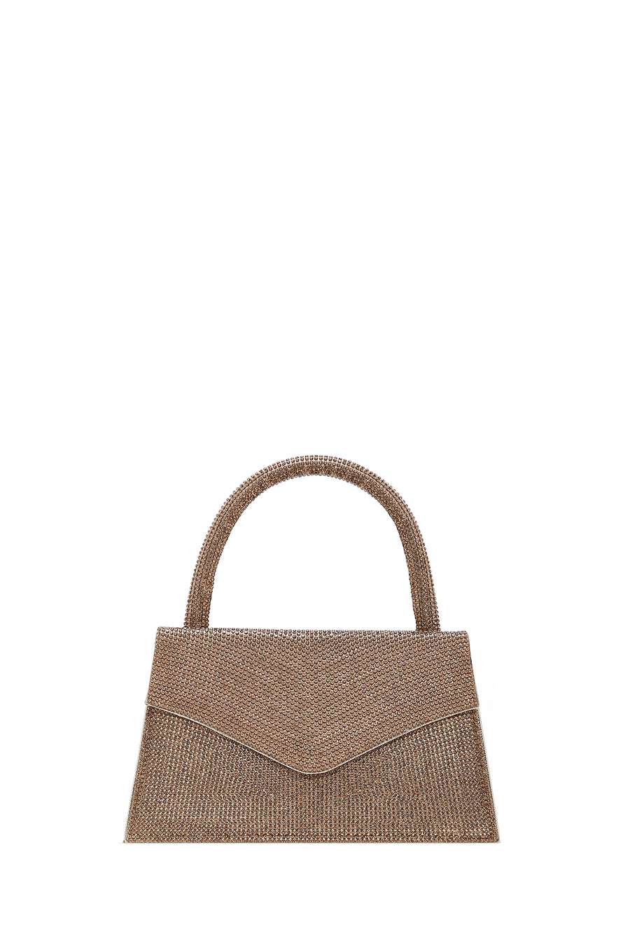 Women's Gold Fabric Clutch Bag