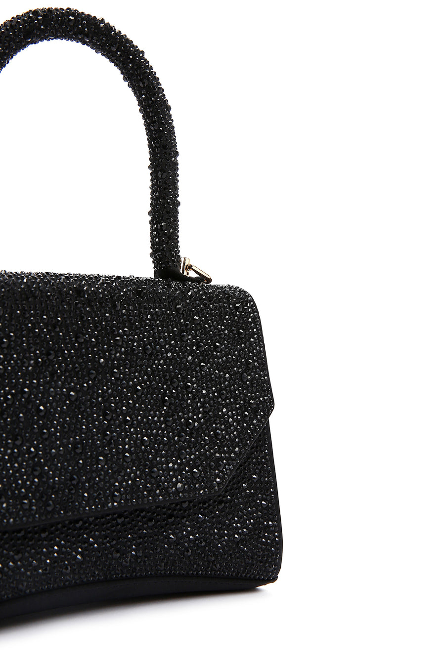 Women's Black Stone Handbag