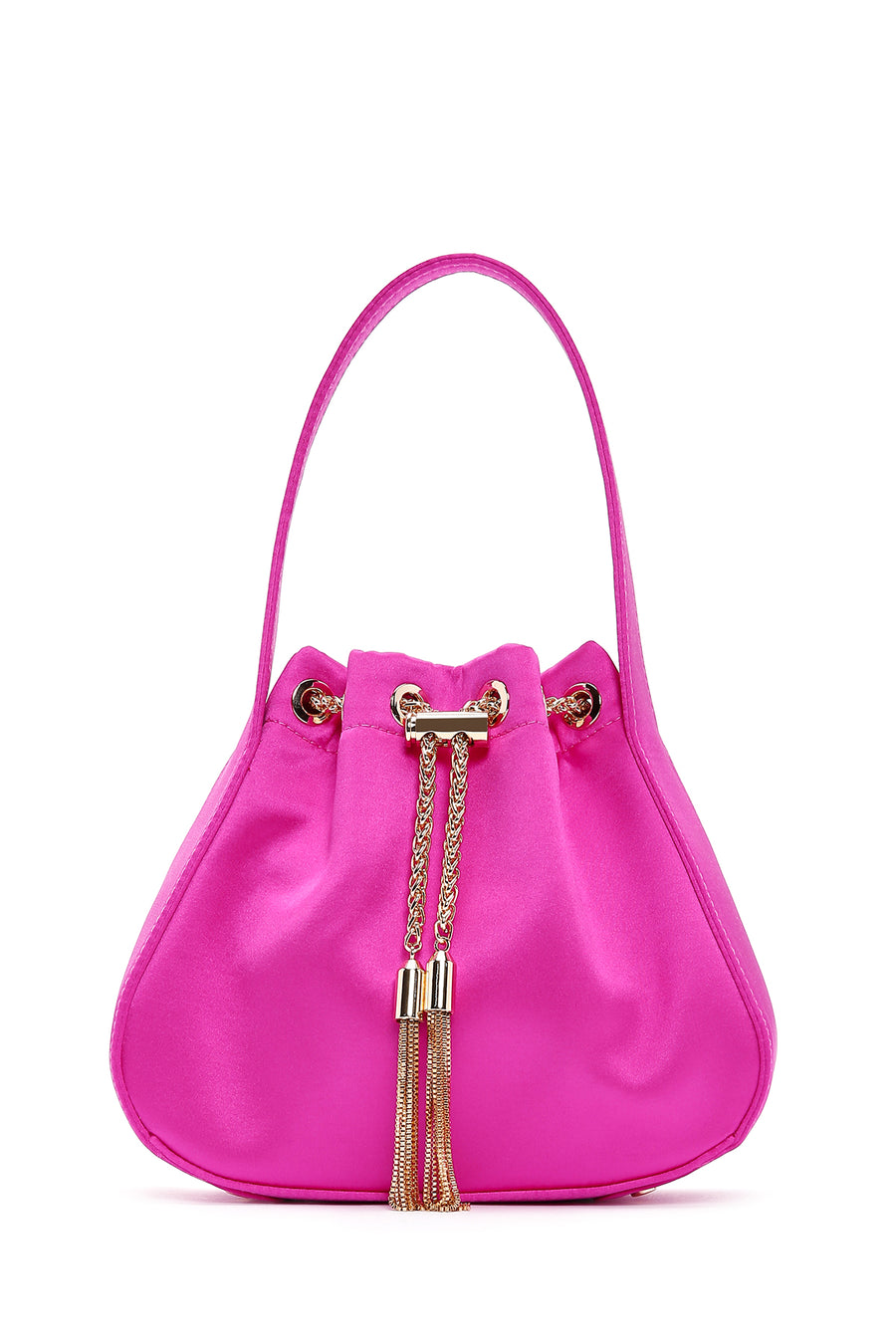Women's Pink Satin Clutch Bag 23SBD29626F | Derimod