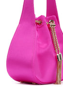 Women's Pink Satin Clutch Bag | Derimod