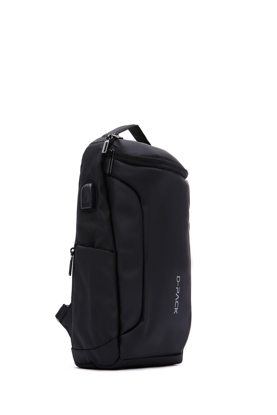 D-Pack Erkek Siyah Teknolojik Kumaş Çapraz Çanta