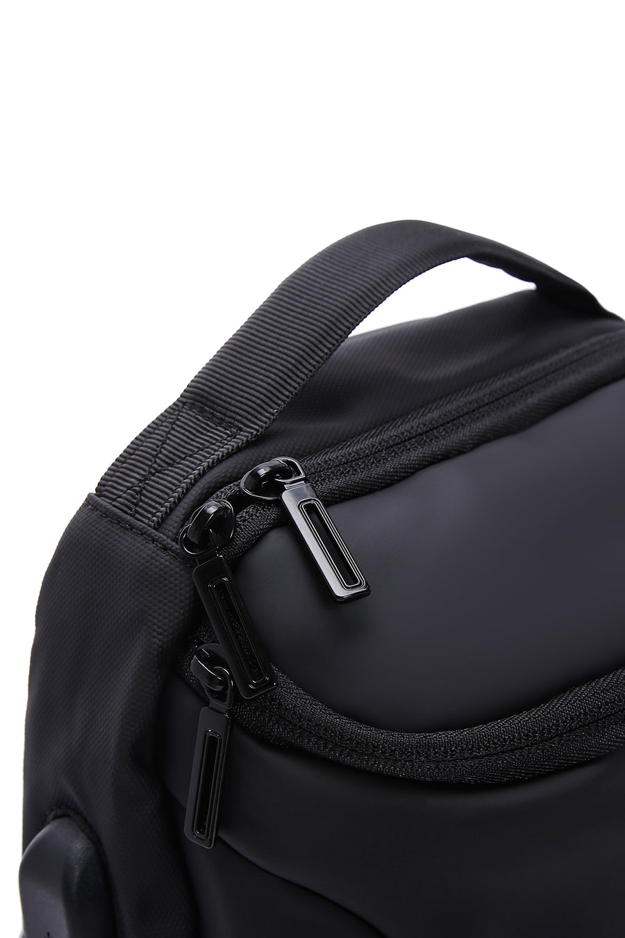 D-Pack Erkek Siyah Teknolojik Kumaş Çapraz Çanta