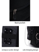 D-Pack Men's Grey Technological Fabric Crossbody Bag | Derimod