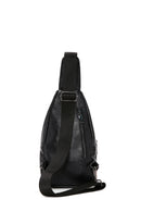 Men's Black Leather Crossbody Bag | Derimod