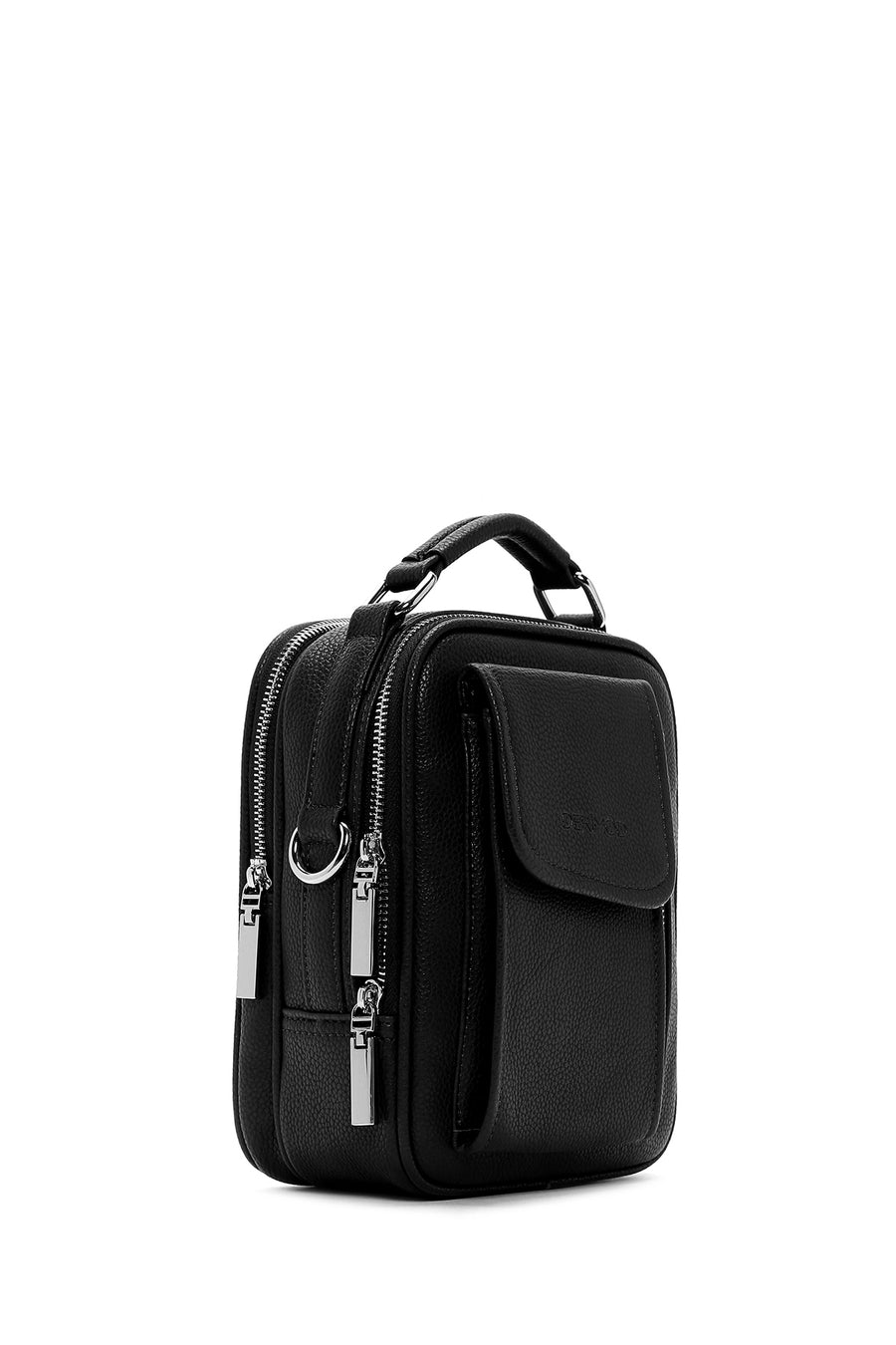 Men's Black Crossbody Bag