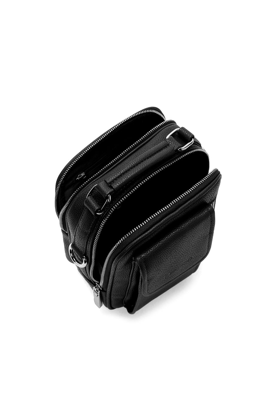 Men's Black Crossbody Bag