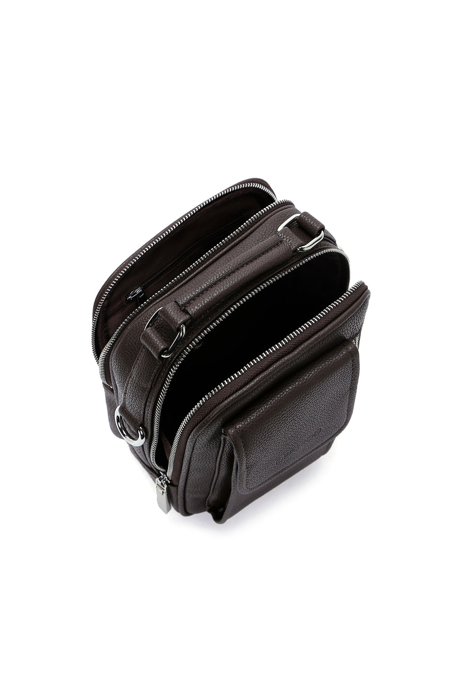 Men's Brown Crossbody Bag