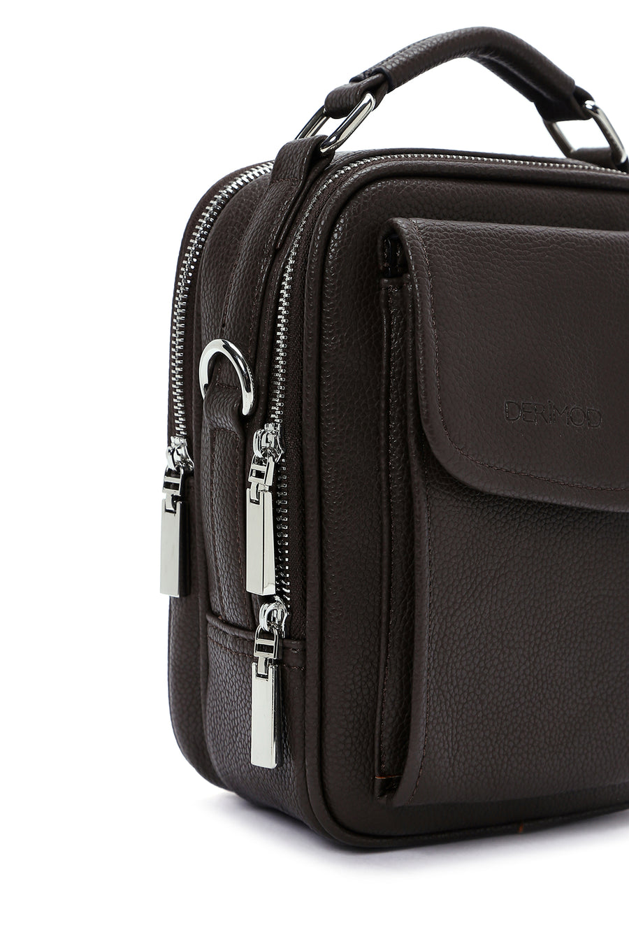 Men's Brown Crossbody Bag
