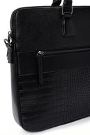 Men's Black Long Strap Briefcase | Derimod