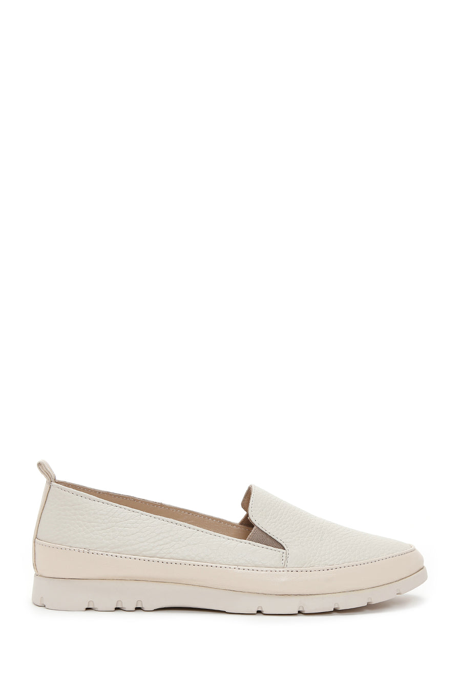 Kadın Bej Deri Comfort Loafer 23SFD1503FT | Derimod