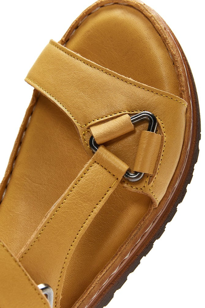 Kadın Taba Deri Comfort Sandalet