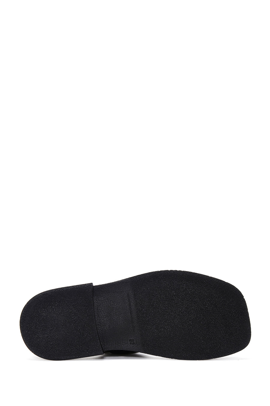 Women's Black Leather Comfort Sandals
